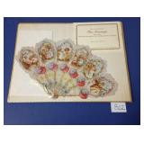 Sealed Valentine Fan "Old Print Factory"