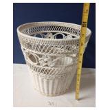 Wicker Waste Basket 10" Tall