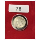 1925 Silver Peace Dollar