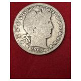1906 O Barber Half Dollar