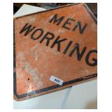 Men Working Sign
