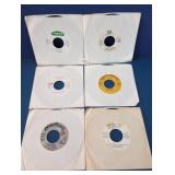 (6) Country Music 45 Records Mint Condition