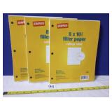 (3) New College Ruled Filler Paper 120 Sheet PKGs
