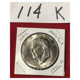 1976 D Var.1 Unc. Eisenhower Dollar