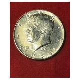 1964 Unc. Kennedy Half Dollar