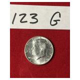 1964 Unc. Kennedy Half Dollar