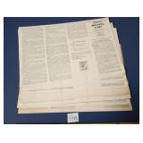 1959 Indiana Boating Laws Unfolded Brochures