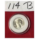 1976 S Silver Washington Quarter