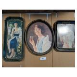 (3) Vintage Coca-Cola Trays