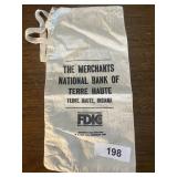 Merchants Canvas Bank Bag