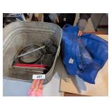 Tarp, Square Galvanized Tub, Tins & Other