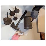 Funnels, Hatchet & Pitcher