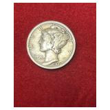 1929 Mercury Dime