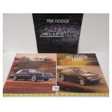 1981 Dodge Aries Miranda Omni Dealer Brochures