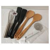 New Kitchen Utensils Spatulas Wood Spoons