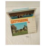 Gettysburg PA Postcard Fold Out