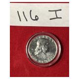 1962 Franklin Half Dollar