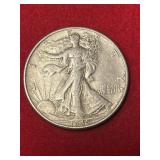 1945 Walking Liberty Half Dollar