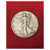 1937 Walking Liberty Half Dollar
