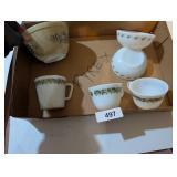 Pyrex Tea Cups & Bowls