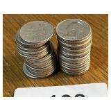 (40) 1976 Washington Quarters