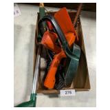 Electric Hedge Trimmer, Dust Pan, Scissors & Other