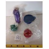 (4) NEW Tupperware Minis Ornaments Shape Sorter