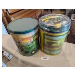 (2) John Deere Tins