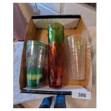 Assorted Glass Drinking Glasses
