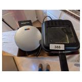 Small Deep Fryer & Waffle Maker