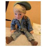 Danbury Mint John Deere Charlie? Porcelain Doll