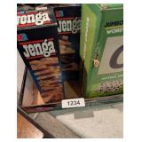 Jumbo Wooden Word Cross, Jenga & Bandu Games