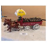 Cast Schultz Beer & Ale Wagon