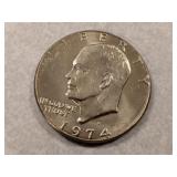 1974 D Eisenhower Dollar Coin
