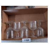 (5) Stemmed Glasses