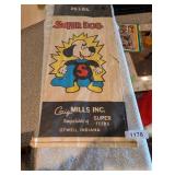 Vintage 25lb Super Dog Craig Mills Otwell IN Bag