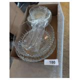 Serving Tongs & Glass Bowls