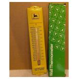 Metal John Deere Wall Thermometer (New)