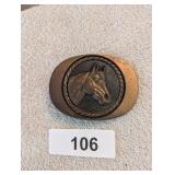 Brass BTS 1978 Belt Buckle