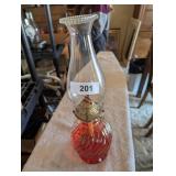 Kerosene Lamp w/ Glass Chimney