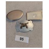 (3) Belt Buckles