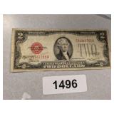 1928 D Series $2 USD Bill