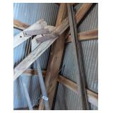 Metal Pipe, Vintage Hay Hook & Other