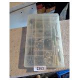 Plastic Organizer w/ Nuts, Bolts & Screws