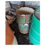 Green Metal Drum & Vintage Ladle