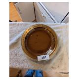 Bandwagon Pie Crust Shield Fire King Pie Bowl