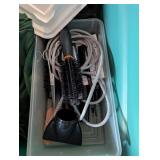 Small Tote w/ Lid, Hair Shears, Blow Dryer, +