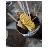 Charles Chips Vintage Tin, Nylon Rope, +