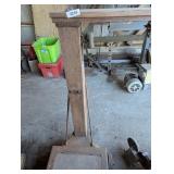 Vintage Rolling Wood & Metal Scales