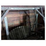 Wooden Swing w/ A Frame Stand